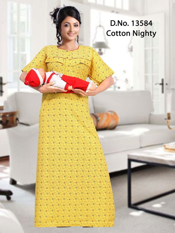 Seven Cross Mother Feeding Nighty Western Catalog